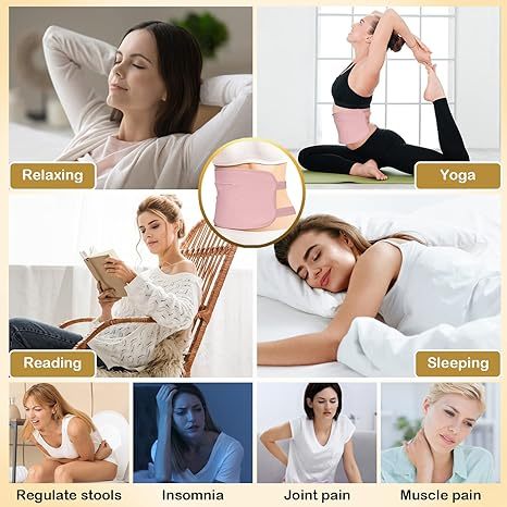 Castor Oil Pack Wrap Set, Adjustable Reusable Organic Castor Oil Pack Kit, Castor Oil Packs For Liver Detox With Elastic Strap Cotton Machine Washable Anti Oil Leak